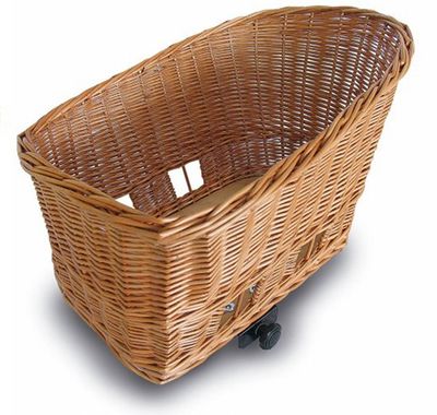 Basil pasja - hondenfietsmand - large - 50 cm - achtermand - natural