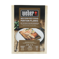 Weber Cederhouten portie rookplank 4 stuks