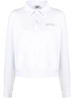 Sporty & Rich polo à logo imprimé - Blanc