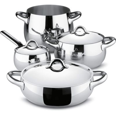 Alessi Pannenset Mami - SG100S7 - door Stefano Giovannoni - 4 Delig