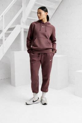 Nike Sportswear Phoenix Fleece Trainingspak Dames Aubergine - Maat M - Kleur: Aubergine | Soccerfanshop