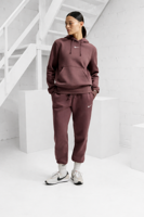Nike Sportswear Phoenix Fleece Trainingspak Dames Aubergine - Maat M - Kleur: Aubergine | Soccerfanshop