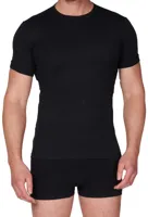 Extra lang heren T-shirt korte mouw - Ondershirt heren - wit en zwarte t-shirts