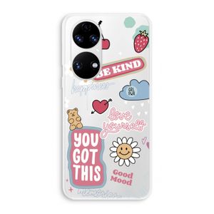 Positivity: Huawei P50 Transparant Hoesje