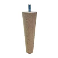 Meubelpoot conisch Ø 5 cm / 3,5 cm en hoogte 15 cm van massief hout (M8)