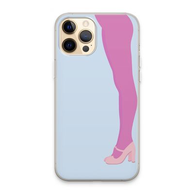 Pink panty: iPhone 13 Pro Max Transparant Hoesje