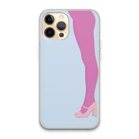 Pink panty: iPhone 13 Pro Max Transparant Hoesje