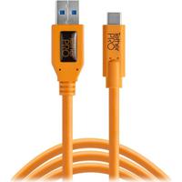 Tether Tools TetherPro USB 3.0 to USB-C 4,6m oranje OUTLET - thumbnail