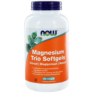 NOW Magnesium Trio Softgels