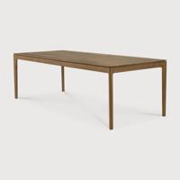 Ethnicraft Eettafel 'Bok' Ruw Teakhout, 240 x 100cm