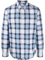 Woolrich chemise en coton à motif tartan - Bleu - thumbnail