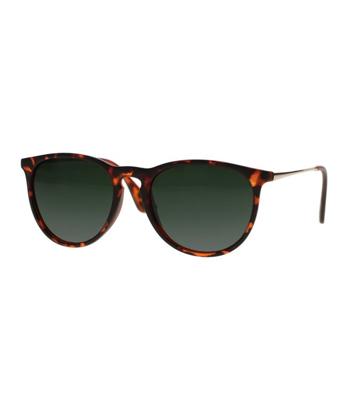 Spectrum zonnebril tortoise goud groen glas unisex