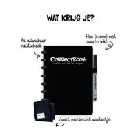 Correctbook Original Ink Black A5 lined - Uitwisbaar / Herschrijfbaar Notitieboek Correctbook Original Ink Black A5 lined - Uitwisbaar / Herschrijfbaar Notitieboek