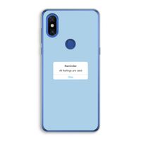 Reminder: Xiaomi Mi Mix 3 Transparant Hoesje