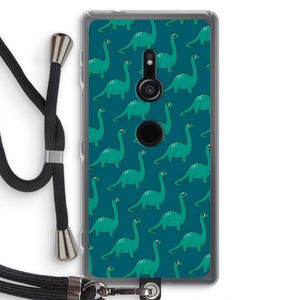Diplodocus: Sony Xperia XZ2 Transparant Hoesje met koord