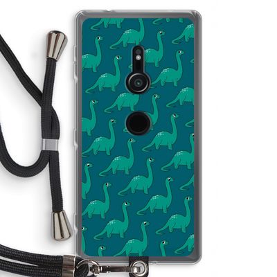 Diplodocus: Sony Xperia XZ2 Transparant Hoesje met koord