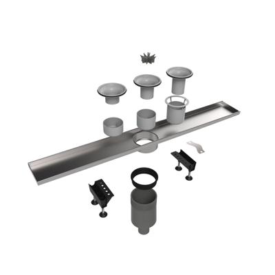 Easy Drain Multi douchegoot 120x9.8cm onderuitloop zonder rooster rvs edmi1200-o