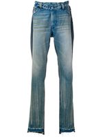 Diesel jean ample à effet usé - Bleu