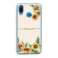 Zonnebloemen: Huawei P20 Lite Transparant Hoesje