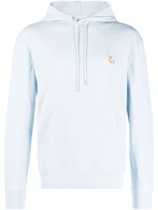 Maison Kitsuné hoodie en coton à motif Chillax Fox - Bleu