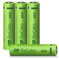 GP NiMH ReCyko AAA 950mAh 1,2V oplaadbaar, 4 stuks GP NiMH ReCyko AAA 950mAh 1,2V oplaadbaar, 4 stuks