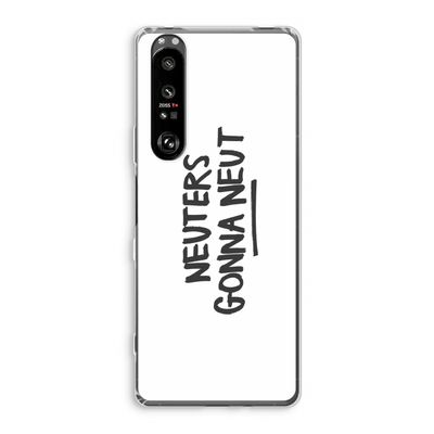 Neuters: Sony Xperia 1 III Transparant Hoesje