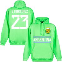 Argentinië Team E.Martinez 23 Hoodie - thumbnail
