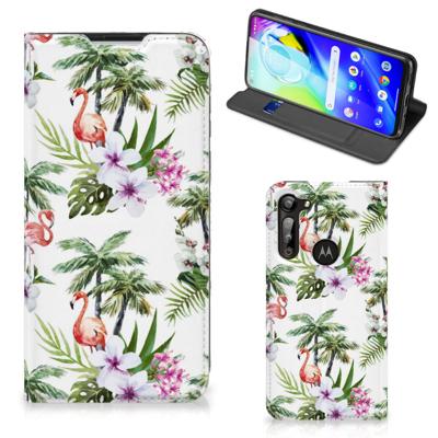 Motorola Moto G8 Power | Hoesje maken | Flamingo Palms
