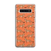 Cheetah: Samsung Galaxy S10 4G Transparant Hoesje Cheetah: Samsung Galaxy S10 4G Transparant Hoesje