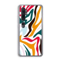 Colored Zebra: Xiaomi Mi Note 10 Pro Transparant Hoesje