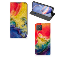 Bookcase OPPO Reno4 Z 5G Watercolor Dark