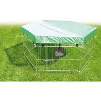 Schaduwnet Kobus 122 x 122 x 10 cm Flamingo Groen - thumbnail