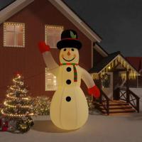 VidaXL Sneeuwpop met led's opblaasbaar 455 cm VidaXL Sneeuwpop met led's opblaasbaar 455 cm