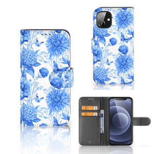 Hoesje voor Apple iPhone 12 Mini Flowers Blue