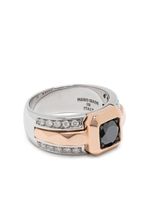 Zancan bague en or rose 18ct ornée de diamants - Argent - thumbnail