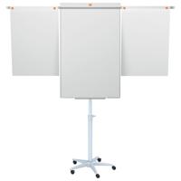 Nobo Classic Staal mobiele flipover met uitschuifarmen, magnetisch