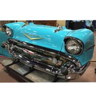 Chevrolet Chevy Bel Air 1957 Voorkant Echte Auto Turq Chevrolet Chevy Bel Air 1957 Voorkant Echte Auto Turq