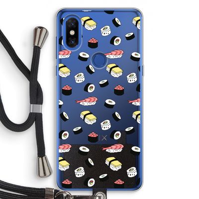 Sushi time: Xiaomi Mi Mix 3 Transparant Hoesje met koord