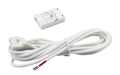 SlimLine kabel 3m met verbinding Vrouw. wit