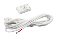 SlimLine kabel 3m met verbinding Vrouw. wit