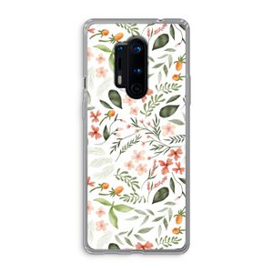 Sweet little flowers: OnePlus 8 Pro Transparant Hoesje
