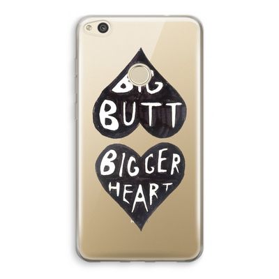 Big butt bigger heart: Huawei Ascend P8 Lite (2017) Transparant Hoesje