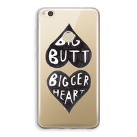 Big butt bigger heart: Huawei Ascend P8 Lite (2017) Transparant Hoesje