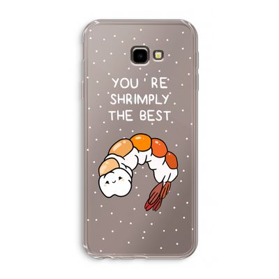 You're Shrimply The Best: Samsung Galaxy J4 Plus Transparant Hoesje