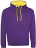 Just Cool JH003 Varsity Hoodie - Purple - XS