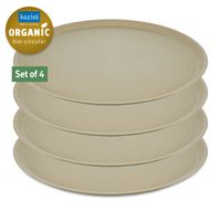 Koziol - Rond bord, 25.5 cm, Set van 4, Organic, Zand Beige - Koziol Connect Plate - thumbnail