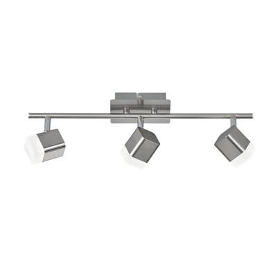 Trio Led plafondspotRoubaix 3-lichts metaalgrijs - R82153107