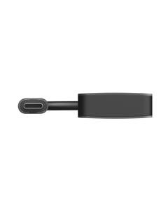 Sitecom CN-5009 interface hub USB 3.2 Gen 1 (3.1 Gen 1) Type-C 5000 Mbit/s Zwart, Grijs