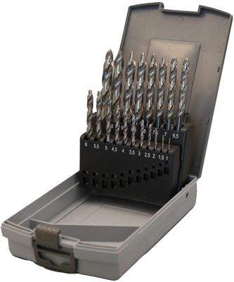 PRO Step twist drill set , 1.0-10mm, 19 pcs.