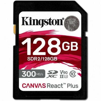 Micro SD geheugenkaart met adapter Kingston SDR2/128GB 128 GB SDXC UHS-II 8K Ultra HD